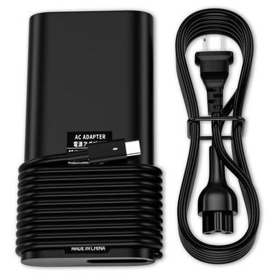 130W rychlý AC adaptér kompatibilní s Dell pro notebooky, kompatibilní s nabíječkou Dell XPS a Precision, adaptér, nabíječka Type-C USB-C, 15, 17, Latitude,