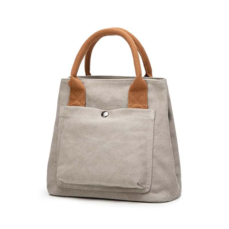 Yocipa Lightweight Canvas Tote Large Multifunctional Casual Canvas Bag for and More Women's Bag, Small, Capacity, Handbag, Walking, Shopping,