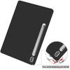3-Fold Pure Color TPU Smart Leather Tablet Case with Pen Slot
