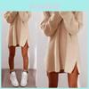 Luxurious Womens Jumper Knitted Sweaters Dress With Solid Casual Long Sleeves