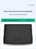 Volkswagen Golf 8 TPE Trunk Mat: Dirt-Proof Protection, Set of 25