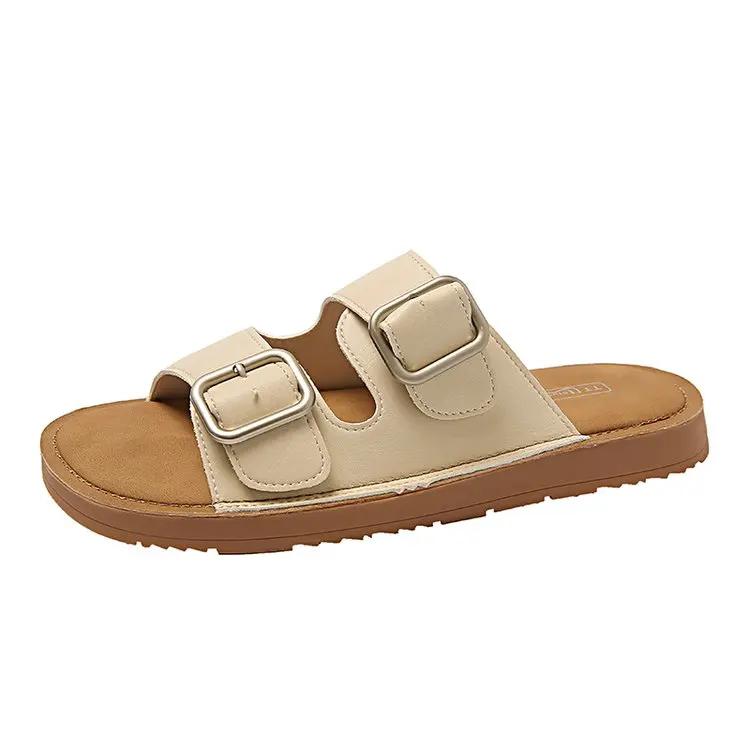 Fashion New Fashion Trend Women's Sandals Summer 2024 Soft Soled Non-slip Slippers Comfortable Flat Shoes Indoor Outdoor Sandals