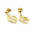 Les Trésors De Lily [G2018] - Boucles Plaqué Or 'Love'