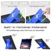 Hülle für Samsung Galaxy Tab S10FE 10.9'' S9FE S7 S8 S9 11 Zoll Armor Ständer Tablet Hülle 3 in 1 Robuster Schutz Funda