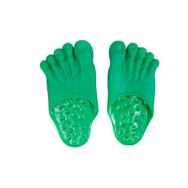 Эмалевые тапочки Хэллоуин Халк для веселья в Хэллоуин Green,One size