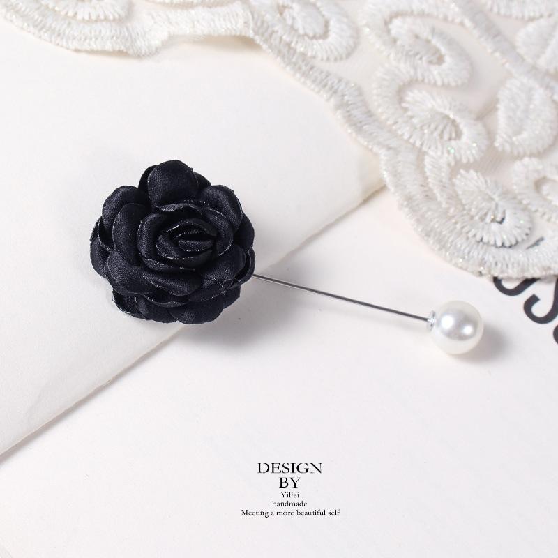 Brooch Female Japanese Flower Anti-Light Pin Temperament Versatile Corsage Hipster Suit Collar Accessories New