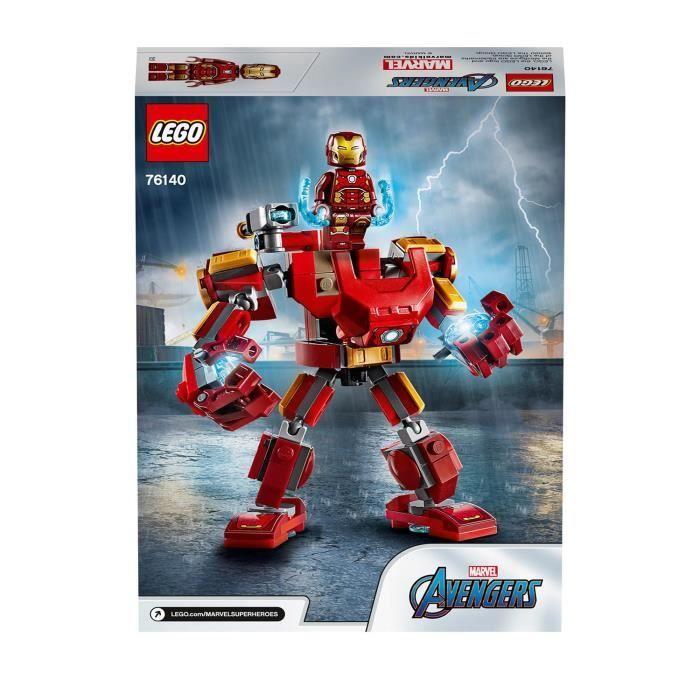 Jouet De Construction - LEGO® - Marvel Super Heroes 76140 - Robot d'Iron Man - 148 Pièces - 3 Ans Et Plus
