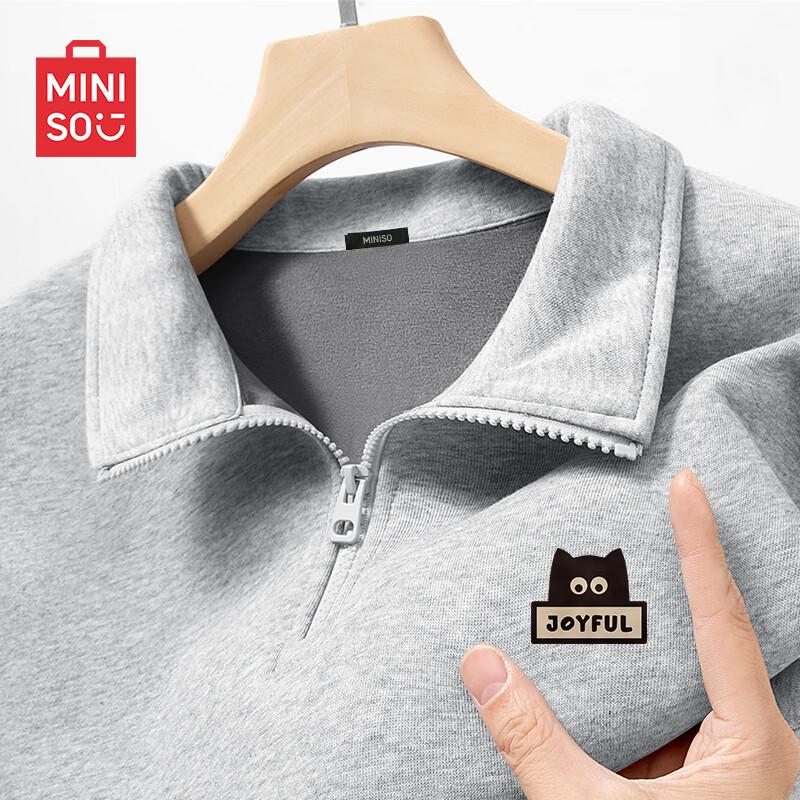 

Чоловічий флісовий світшот на половину блискавки MINISO Ma-Daze Cat 3XL