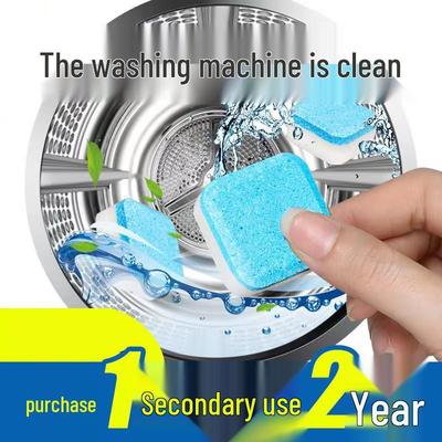 Effervescent Tablets for Deodorizing, Stain Removal & Washing Machine Tub Cleaning.