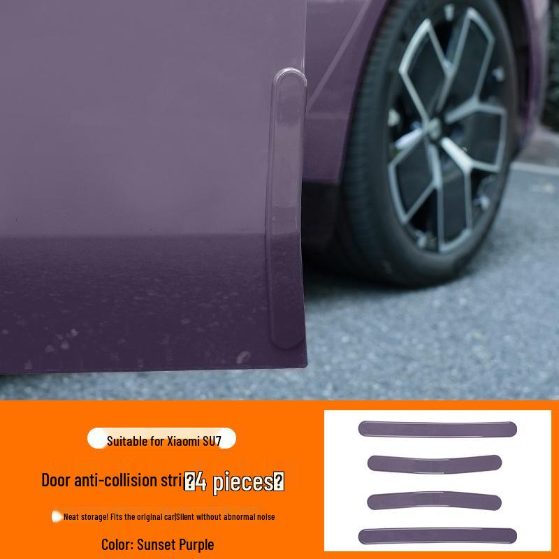 Xiaomi SU7 Car Door Edge Anti-collision and Scratch Protective Strip