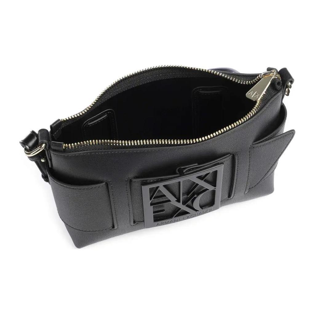 New ARMANI EXCHANGEAE Synthetic Leather Handbag, Shoulder Bag Women's Black 942907-0A874-00020