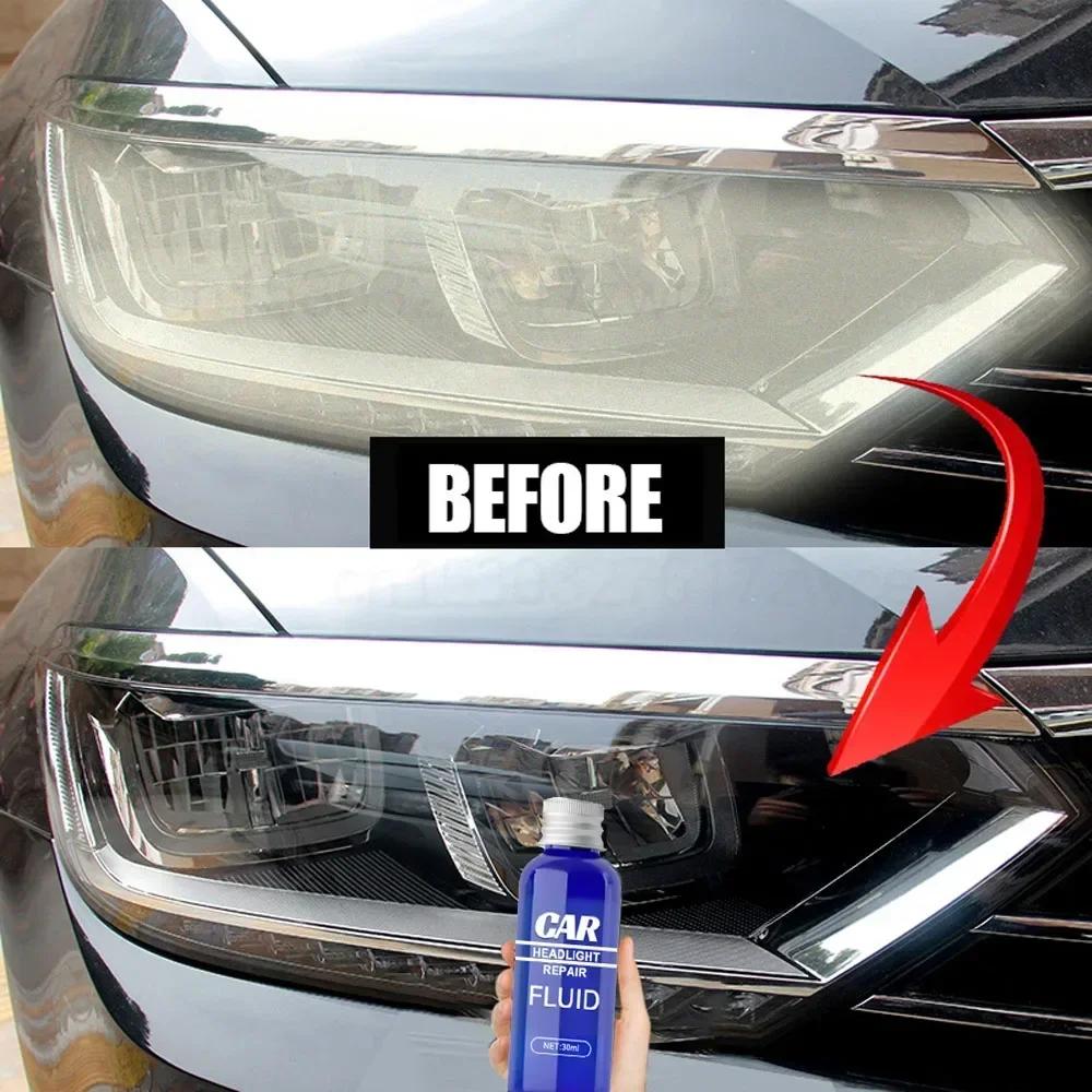 Ceramic Coating Headlight Auto Lamp Crystal Polish Headlight Headlight Repair Polishing Nano Nano Coating Fluid Fluid Polis Amag