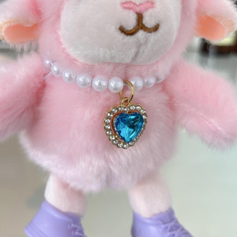 Cute Fluffy Lamb Plush Keychain With Boots Keyring Lovely Sheep Doll Keyring Bag Pendant Decoration For 2027 New Year Gifts