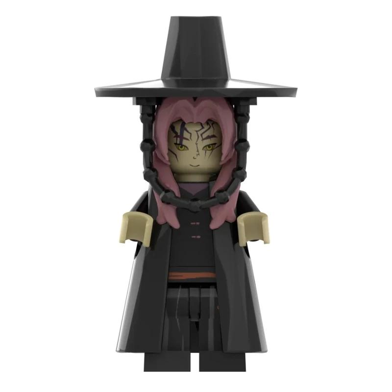 KPOP Dämonenjäger Cartoon Puppe Bausteine Kawaii Mini Actionfigur Kopf Montage Spielzeug Kinderspielzeug Geschenk