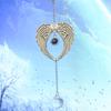 10mm Heart-Shaped Wings Pendant: Projects 'I Love You' in 100 Languages - Perfect for Thanksgiving or Christmas Gifts.