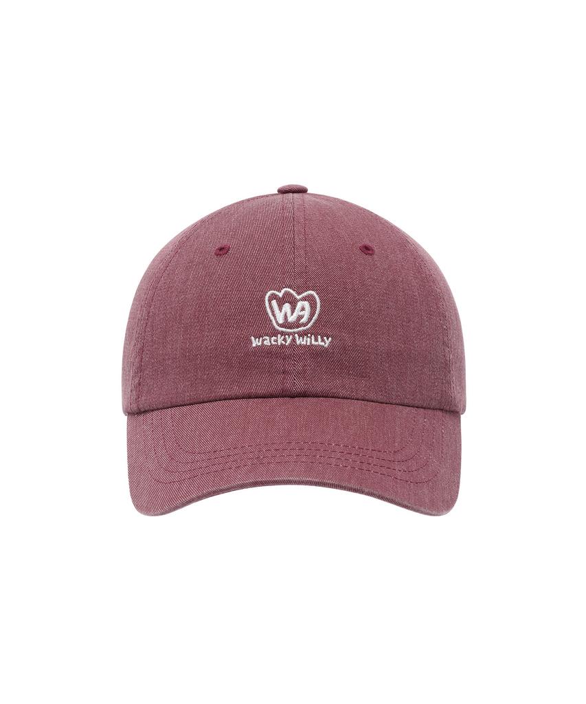 WACKY WILLY [26Ss] Pigment Washed Ball Cap (3 Colors)