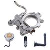 Oil Pump Oiler Worm Gear Kit For  044 MS440 MS 440 Chainsaw Hose Line Filter 1128 640 3205 Replacement Spare Parts