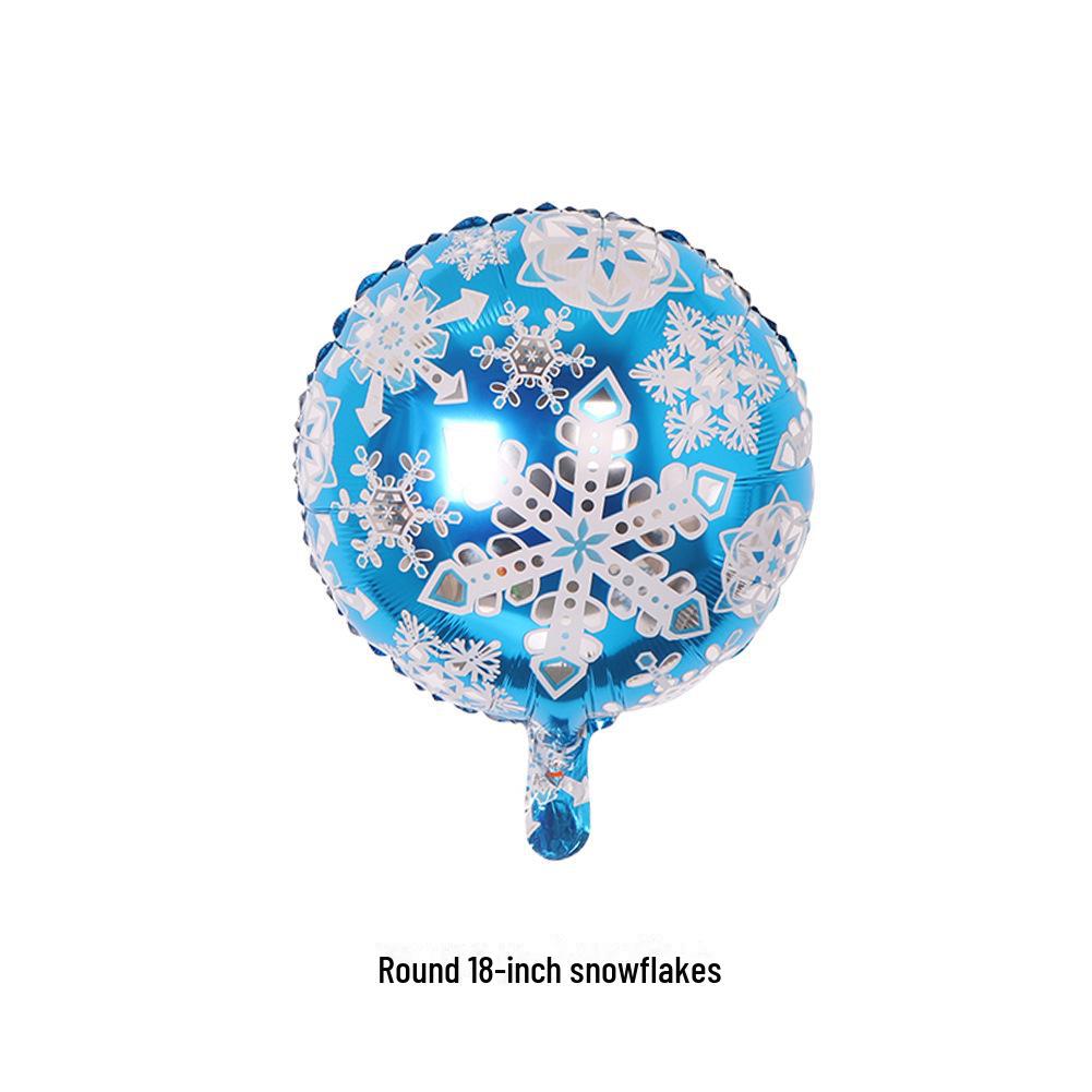 Christmas Tree Snowflake Aluminum Film Balloons for Party Decoration