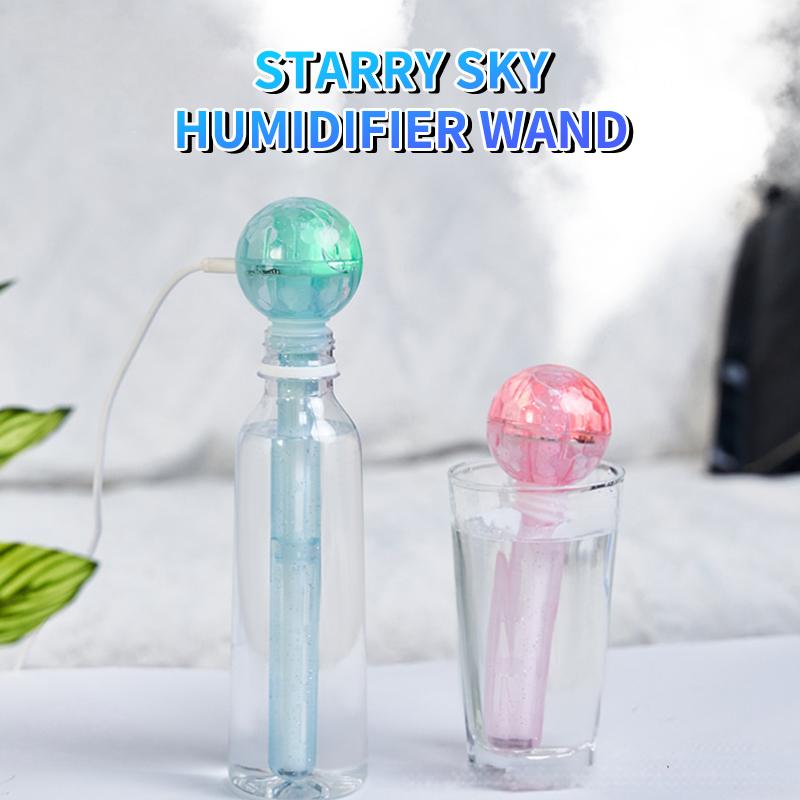 USB Humidifier Stick with LED Lights Compact Design for Home and Office Spaces