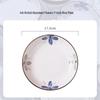 Jingdezhen Ink Orchid Ceramic Bowl 10-Piece Set