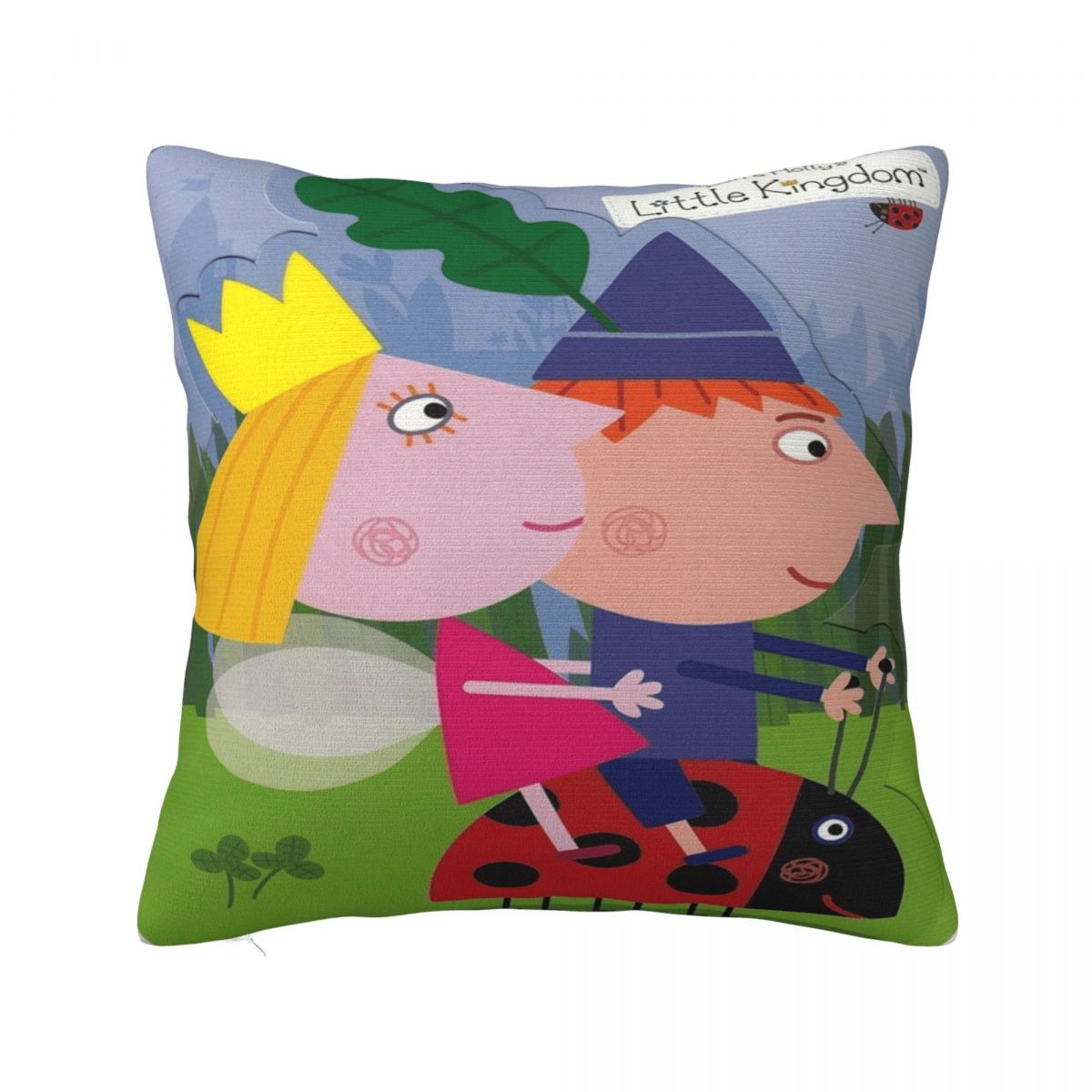 

Trendy Home Ben And Holly s Kingdom Ben Y HollyDecoration Pillowcases Merch Pillow Cover Zippered Multi Size 12x12Inch