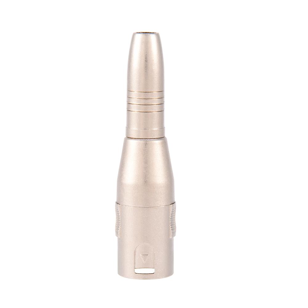 3 Pin XLR Male to 1 4 6.35mm Female Jack Audio Mic Adapter Connector 2 Pcs
