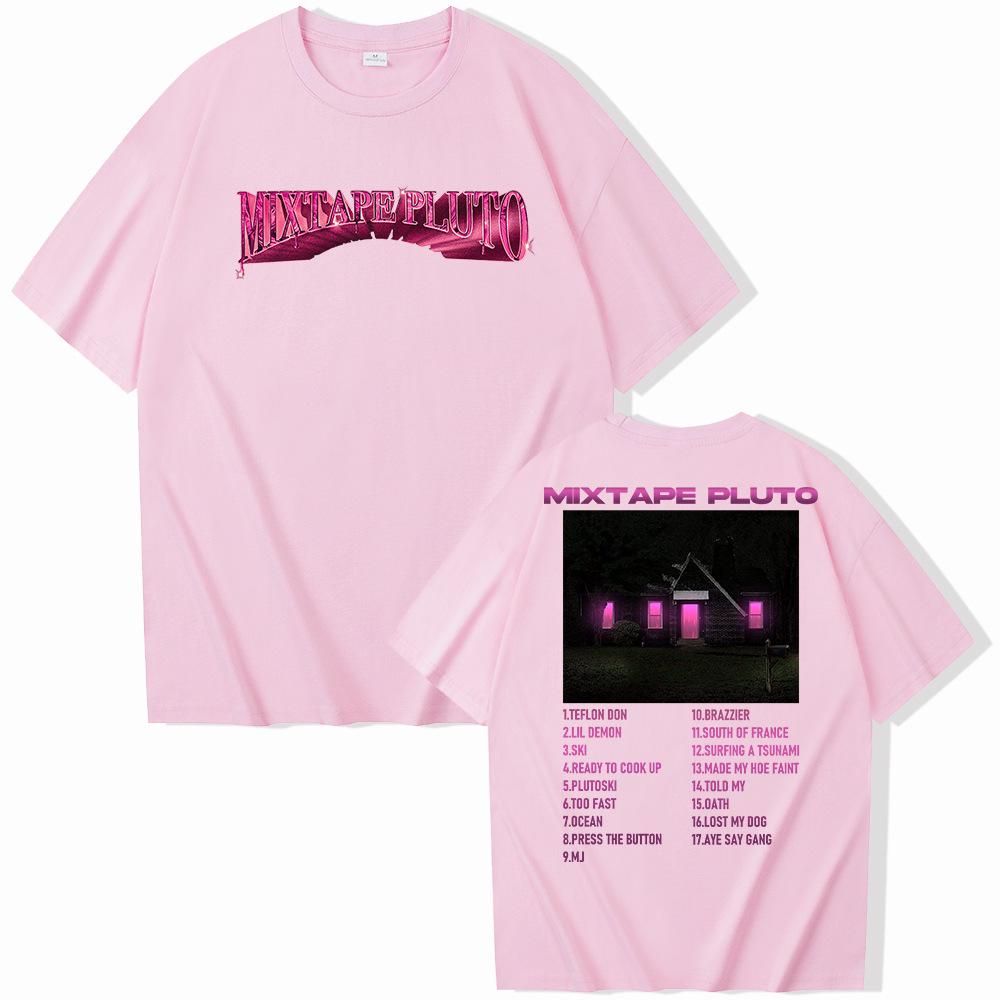 

Футболка Future Mixtape Pluto с круглым вырезом и коротким рукавом, фанаты S розовый