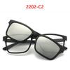 5Pcs Magnetic Polarized Clip On Sunglasses Women Men Plastic Frame For Night Driving Sunglasses Uv400