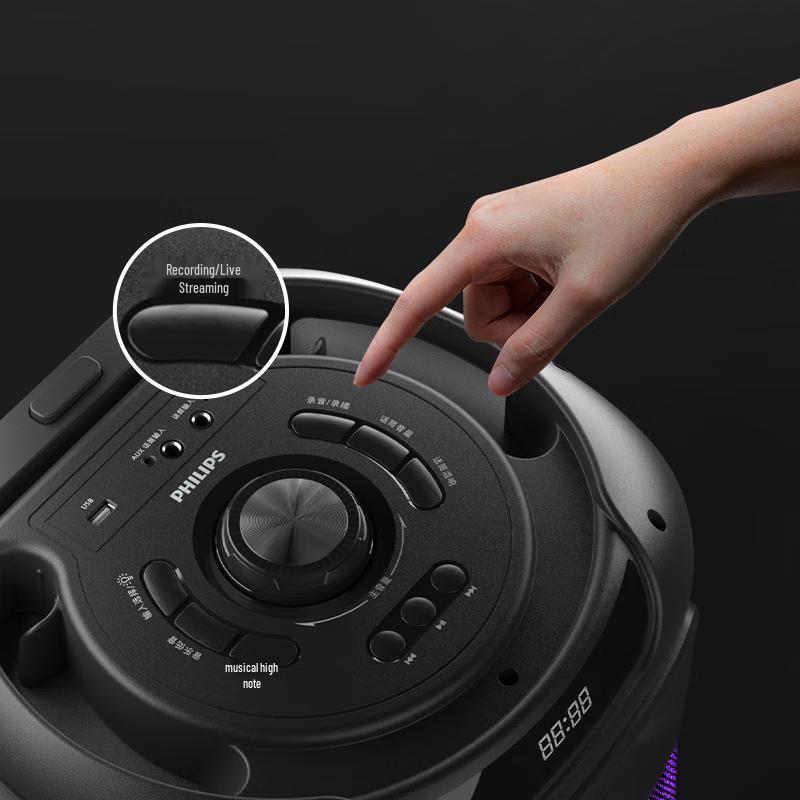 Philips SD189 Outdoor Trolley Speaker with Microphone