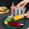 1pc Popsicle Mold Creative Popsicle Mold Silicone Popsicle Reusable Ice Ice With Mold Cream Cov Z5H8