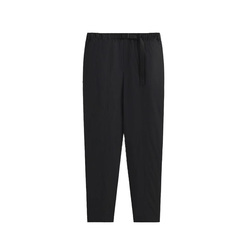 Kith FW24 Fall 2024 Collection Paper Nylon Elias Solid Color Comfortable Fashion Casual Pants Men Pants Black KHM060665-001