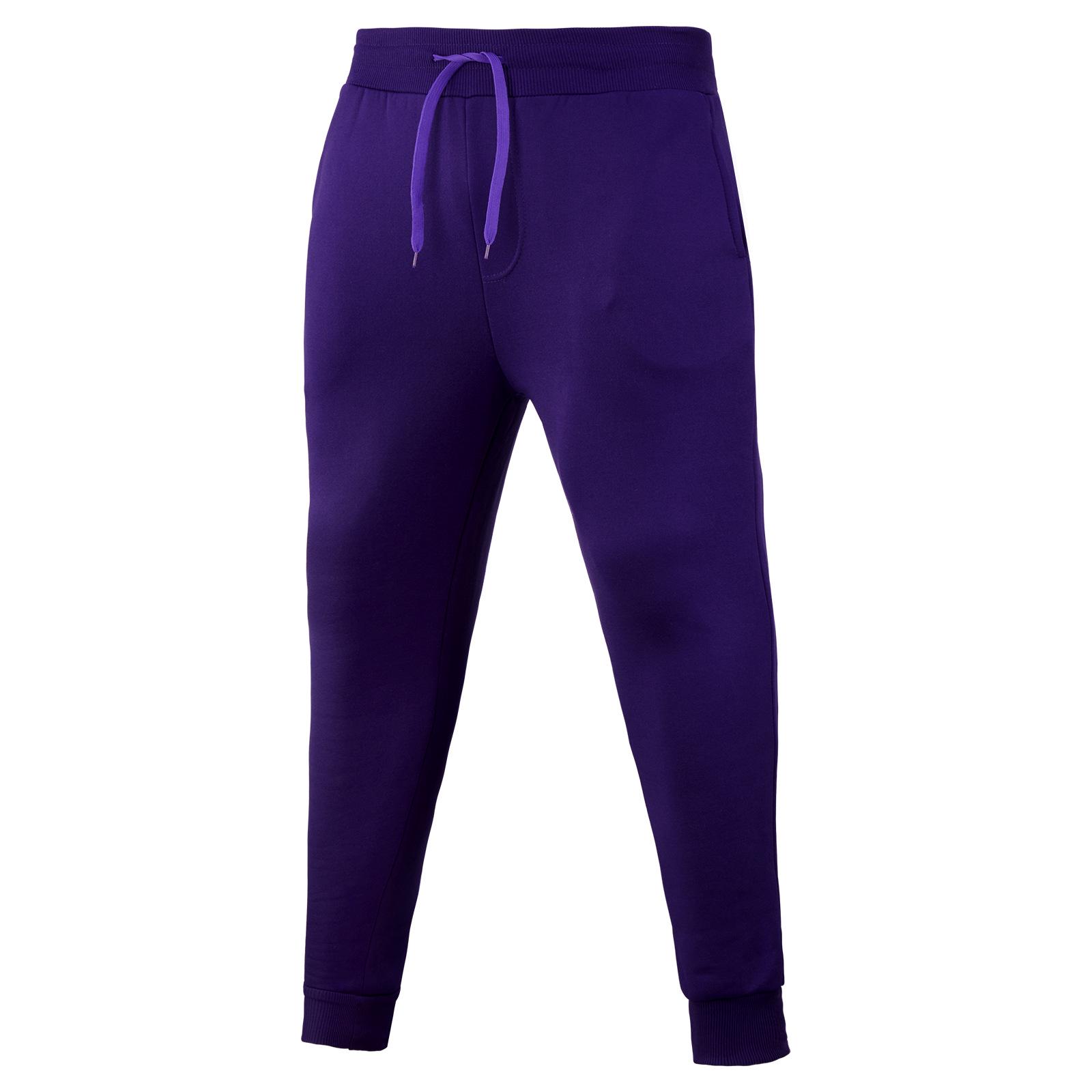 

220g Men s Plus Size Slim Fit Tapered Sports Pants with Velvet Lining for Autumn/Winter Large