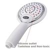1pc LED Shower Spray Automatic Digital Temperature Sensor 3 Colors Change Water Powered New Shower Head Bathroom Accessories