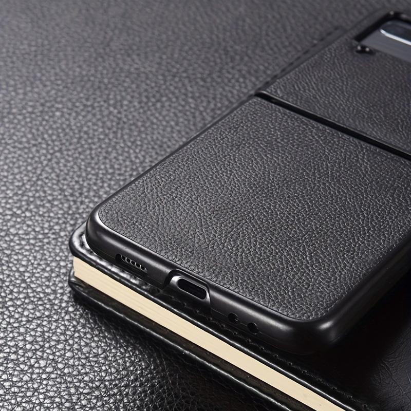 Luxus-Litschi-Textur Kunstleder Mode Business Handyhülle für Samsung Galaxy Z Flip 8 6 5 3 4 Flip7 FE Stoßfeste Abdeckung