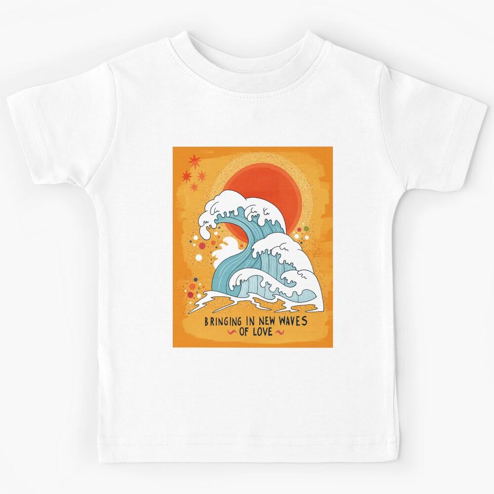 New waves of love Kids T-Shirt 130