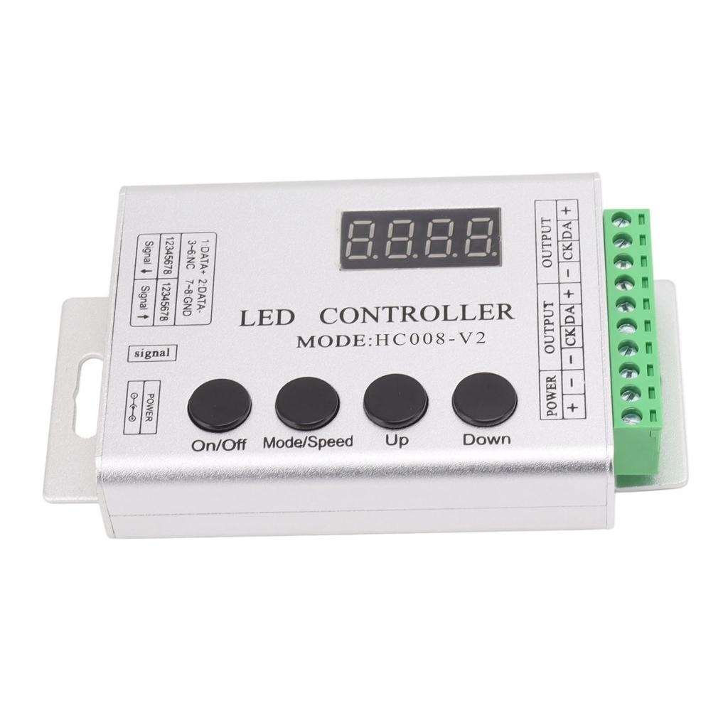 LED RGB ovladač SPI ovladač signálních pásků pro 6803 1903 WS2811 WS2812B 5V až 24V