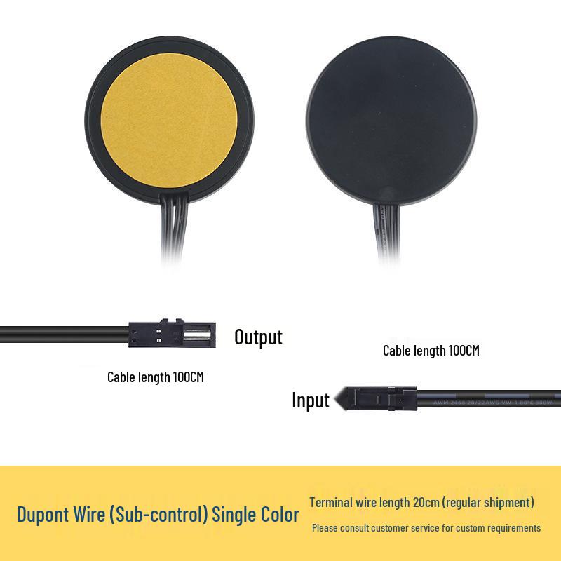 5V/12V/24V Selbstversorgender Induktiver Kabelloser Touch-Schalter für 40mm Trennwände