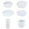 Silicones Mould Cylinder Scented Candle Molds Baking Molds Casting Mould Craft Supplies for Cake Fondant Decorations