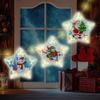 DIY Diamond Painting LED Light Christmas Tree Snowman Drawing Kit Bedside Night Light Drilling Arts Crafts Lamp Xmas Home Decora