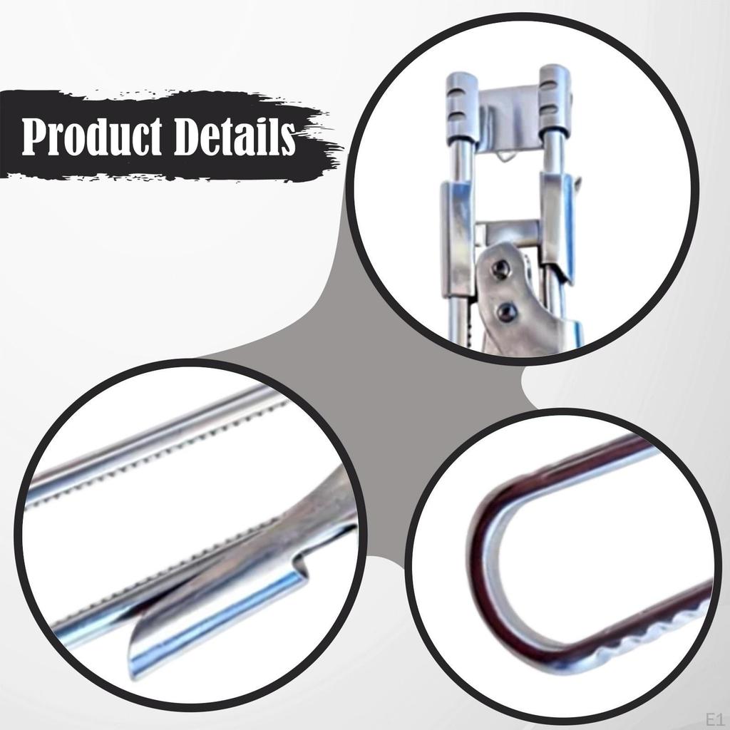 Jar Lid Grip, Stainless Steel Can Opener, Labor Saving, Sturdy Easy Opener for Kitchen