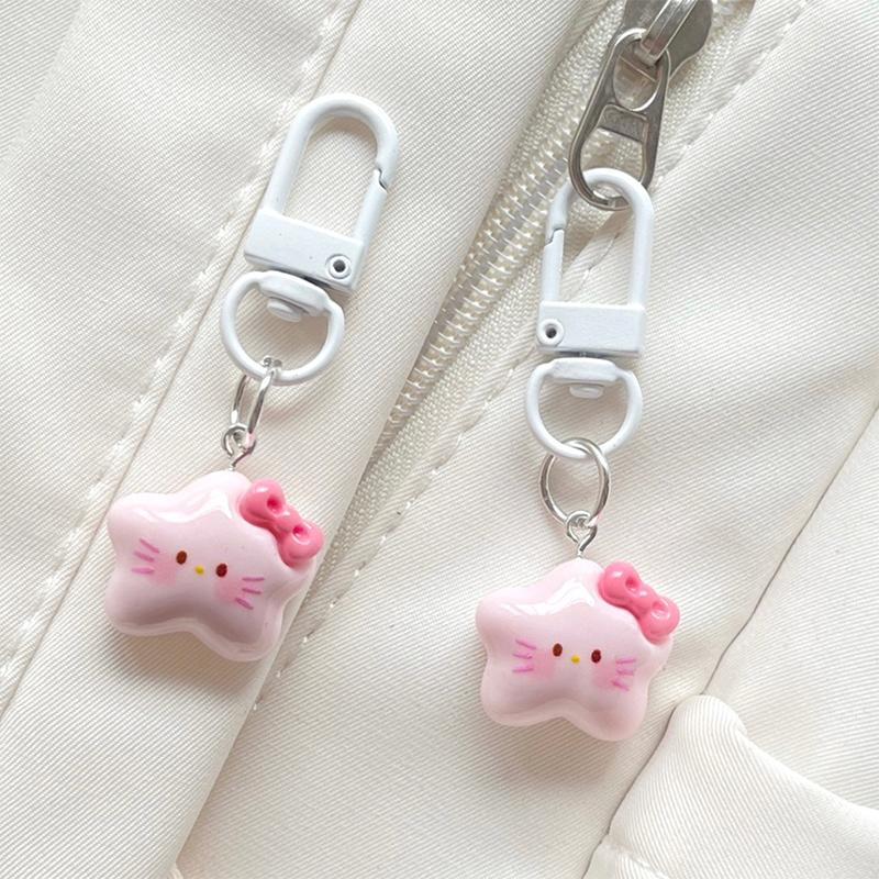 Pentagram Keychain, Sweet Cartoon Japanese Pendant, Cute Girlfriend Gift, Jewelry Ornament