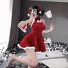 Cross Halloween Christmas Robe Set Tub Dress Female Natal Year Sexy Uniform Dress Sub Design