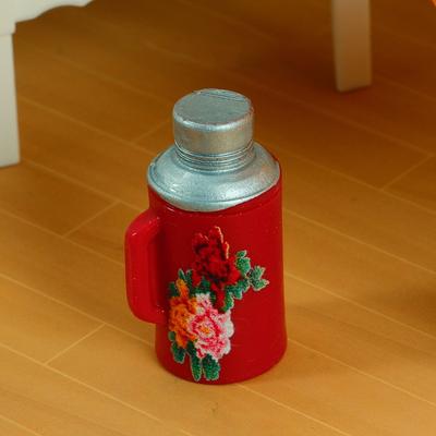1/12 Casa delle bambole Mini stufa a carbone Bollitore Serbatoio del gas Modello Casa delle bambole Forniture da cucina Mobili per casa delle bambole Accessori decorativi
