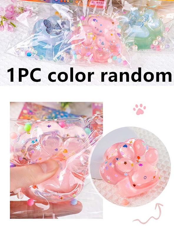 New Cat Paw Decompression Toys Kawaii Cartoon Antistress Stress Relief Slow Rising Toys For Adult Kids Stretch Toys