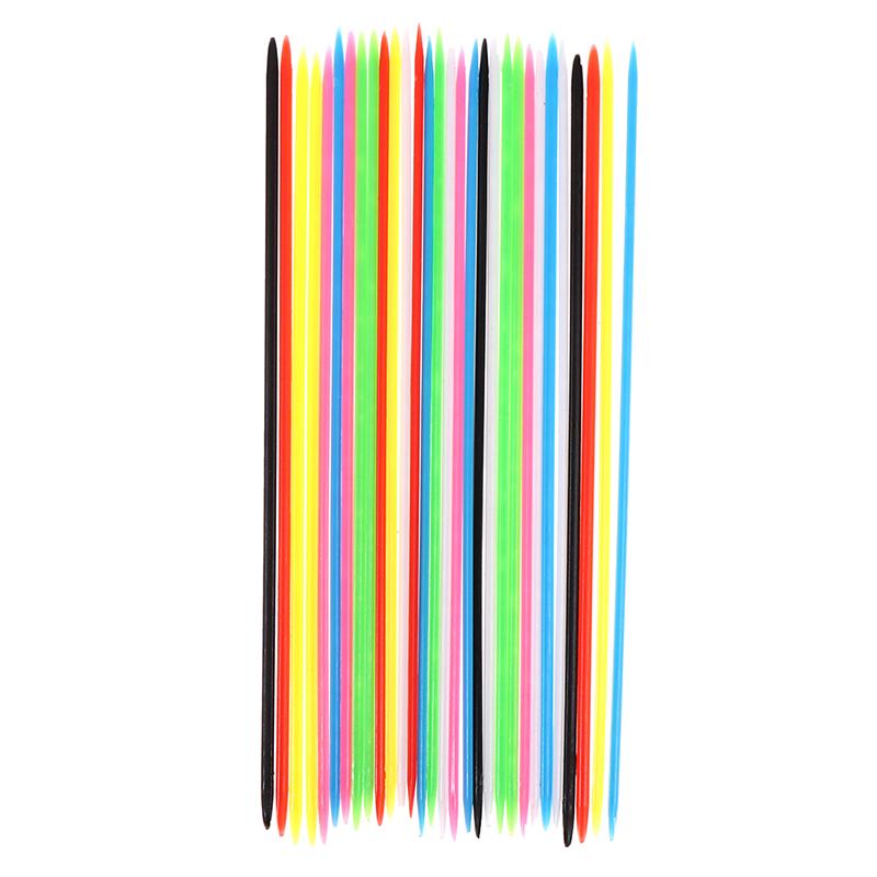 30Pcs Colorful Plastic Children Educational Mikado Spiel Pick Up Sticks