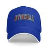 Berretto da Baseball Blu Suit Invincible 2 Logo Cappellino Trucker Regolabile per Palestra all'Aperto Cappellini da Baseball Classici con Stampa Unisex per Adulti