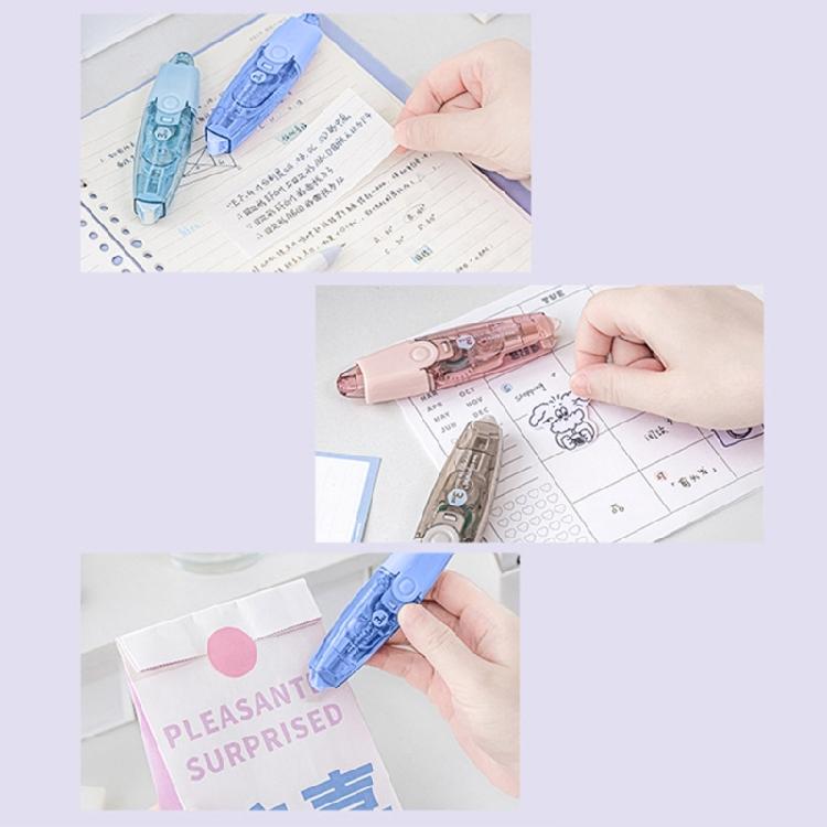 Retractable Pen Shape Dotted Tape Double Side Dotted Tape 3Meter Long Clear Adhesive Tape For Scrapbooking Card Making