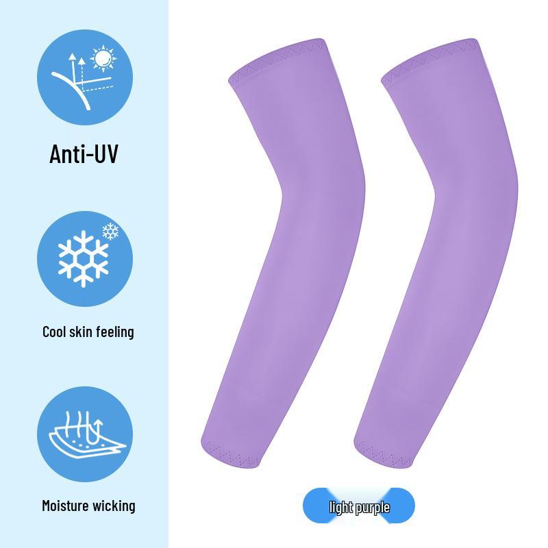 Dünne Anti-Pilling UV-Schutz Radsport-Armlinge für Kinder - Outdoor Eisseide Sonnenschutz-Ärmel