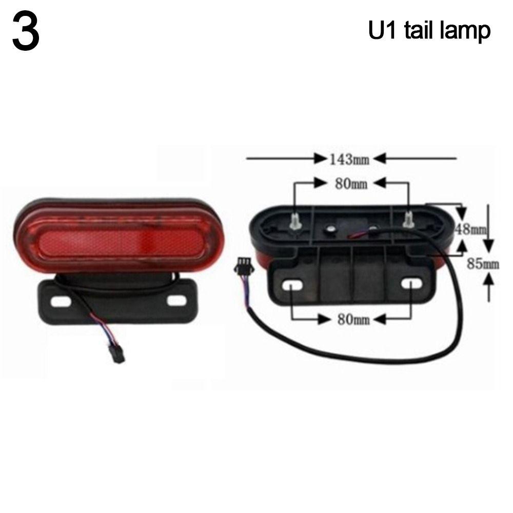 Rear Lamp E-Bike Rear Light Electric Bicycle Light Bicycle Tail Light E-Scooter Night Lamp