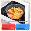 NHZHIW Disposable Round PP Takeaway Food Containers with Lids